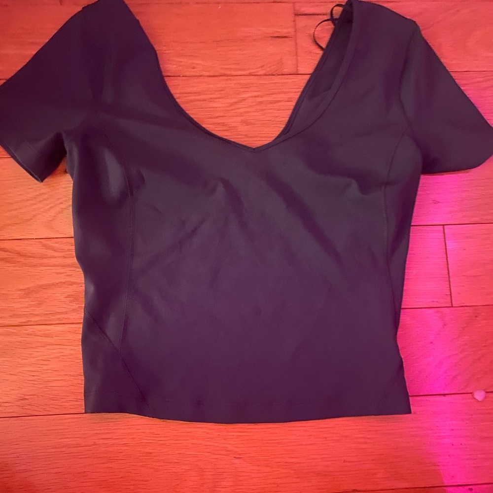 lululemon Align dark grey V-Neck Top